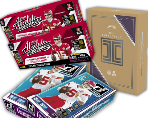 5 Box 2025 Football Mixer - 1x Impeccable, 2x Absolute and 2x Donruss - PYT Style