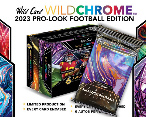 2023 Wild Chrome Pro Look - Single Paint Auto Pack /5 Filler Break #2 - Colts and Giants in Mixer Randomed