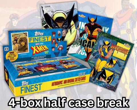 2025 Topps Finest X-Men 97 - 4x Hobby Box Half Case Break - Random Checklist Number Break