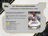 2021 Topps Triple Threads Baseball - 3x Hobby Box Break - Random Teams Style
