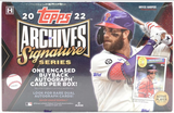 2022 Archives Signature Series Baseball - Single Box Filler Break #2 - Random Teams - 2x Bowman Inception Spots Randomed