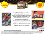 2022 Archives Signature Series Baseball - Single Box Filler Break #2 - Random Teams - 2x Bowman Inception Spots Randomed